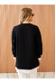 Dik Yaka Düz Uzun Kollu Oversize Kadın Sweatshirt Tunik