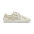 Фото #1 товара Puma Clyde Coffee 39724001 Mens Beige Leather Lifestyle Sneakers Shoes