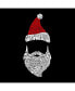 ფოტო #2 პროდუქტის Big Girl's Word Art T-shirt - Santa Claus