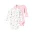 NAME IT Orchid Pink Teddy Baby Long Sleeve Body 2 Units