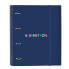 Ring binder Benetton Cool Navy Blue 27 x 32 x 3.5 cm