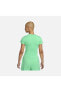 Фото #3 товара Футболка укороченная женская Nike Sportswear зеленая из хлопка