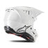 Crosshelm Alpinestars SM5 Solid Weiß