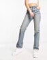 ASOS DESIGN mid rise straight jean in vintage blue Blau gefärbt, W32 L32 - фото #1