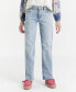 Big Girls Vintage-Like Mid Rise Wide Leg Jeans