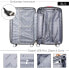 Фото #8 товара Чемодан Monzana Hard Shell XL Trolley Suitcase Lock Silver.
