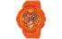 Часы женские CASIO BABY-G BGA-190-4B оранжевые 橘色 - фото #1