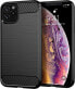 Фото #5 товара Чехол для смартфона Прочный Углеродный iPhone 11 PRO MAX Черный Uni
