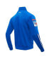 ფოტო #3 პროდუქტის Men's Blue New York Rangers Classic Chenille Full-Zip Track Jacket