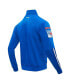 Men's Blue New York Rangers Classic Chenille Full-Zip Track Jacket