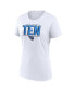 ფოტო #2 პროდუქტის Women's Navy, White Tennessee Titans Two-Pack Combo Cheerleader T-shirt Set