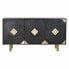 Sideboard DKD Home Decor 145 x 42 x 77 cm Black Golden Mango wood