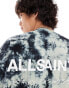 Фото #3 товара AllSaints Underground oversized t-shirt in dark tie dye exclusive to asos