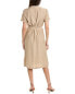 Фото #2 товара Ellen Tracy Tie Waist Shirtdress Women's