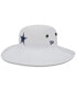 Фото #1 товара Men's White Dallas Cowboys 2023 NFL Training Camp Panama Bucket Hat