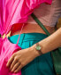 ფოტო #5 პროდუქტის Eco-Drive Women's Arcly Diamond (1/10 ct. t.w.) Rose Gold-Tone Stainless Steel Bracelet Watch 30mm