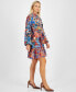 Фото #4 товара Women's Printed Fit & Flare Dress