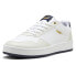 Фото #2 товара Puma Court Classic Lace Up Mens White Sneakers Casual Shoes 39501805