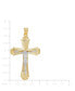 Фото #3 товара Кулон Macy's Крест в золоте 10k&nbsp;
