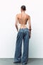 TRF DARTED HIGH-WAIST JEANS