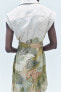 Фото #4 товара Платье-рубашка с принтом — zw collection ZARA