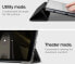 Чехол для смартфона Spigen Liquid Air Folio Galaxy Tab A7 Lite 8.7 T220 / T225 Черный