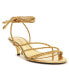 Фото #1 товара Women's The Campaign Mid Stiletto Lace-Up Sandals