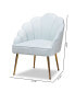 Фото #9 товара Furniture Cinzia Glam and Luxe Upholstered Seashell Shaped Accent Chair