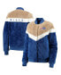 ფოტო #2 პროდუქტის Women's Royal, Cream Buffalo Bills Riot Squad Sherpa Full-Snap Jacket