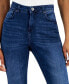 Фото #7 товара Women's Curvy Frayed-Hem Skinny Jeans, Created for Macy's