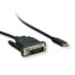 ROLINE 11.04.5831 - 2 m - USB Type-C - DVI - Male - Male - 3840 x 2160 pixels
