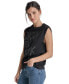 ფოტო #2 პროდუქტის DKNY Women's Rhinestone-Logo Graffiti Graphic Tank Top