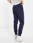 New Look panelled joggers in navy