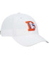 Фото #4 товара Men's White Denver Broncos Clean Up Legacy Adjustable Hat