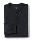 Фото #2 товара Men's Tall Super-T Long Sleeve Henley T-Shirt