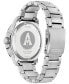 ფოტო #3 პროდუქტის Eco-Drive Men's Avatar Stainless Steel Bracelet Watch 46mm