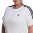 ფოტო #5 პროდუქტის ADIDAS Essentials Slim 3 Stripes Big short sleeve T-shirt