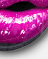 Фото #3 товара Designart 'Purple Lip Makeup' Disc Portrait Circle Metal Wall Art - 23" x 23"
