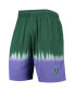 Фото #3 товара Men's Green and Purple Milwaukee Bucks Hardwood Classic Authentic Shorts