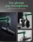 ICY BOX IB-MAG103B-T - Boom microphone stand - Desk mount base - Black - Aluminium - Plastic - Steel - 3/8" - China
