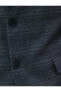 Фото #6 товара Kareli Blazer Ceket Cep Detaylı Düğmeli Dar Kesim