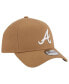 Men's Khaki Atlanta Braves A-Frame 9FORTY Adjustable Hat