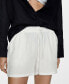 ფოტო #1 პროდუქტის Women's Elastic Waist Cotton Shorts