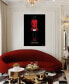 Фото #3 товара "V Fashion Red Look" Frameless Free Floating Reverse Printed Tempered Glass Wall Art, 48" x 32" x 0.2"