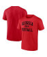 Фото #1 товара Men's Red Georgia Bulldogs First Sprint T-shirt