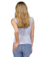 ფოტო #2 პროდუქტის Petite Printed Twist-Front Top