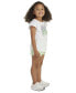 ფოტო #3 პროდუქტის Little & Toddler Girls Graphic T-Shirt & Mesh Shorts, 2 Piece Set