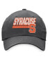 ფოტო #3 პროდუქტის Men's Charcoal Syracuse Orange Slice Adjustable Hat