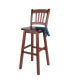 Фото #2 товара Барный стул на деревянном каркасе Winsome Fina 43.68" с подвижным сиденьем