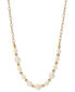 Фото #1 товара AJOA by 18k Gold-Plated Imitation Pearl Statement Necklace, 16" + 2" extender